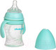 Миниатюра изображения товара Бутылочка для кормления Pituso Антиколики. Широкое горло с ручками / 99000 (160мл, голубой)
