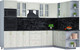 Миниатюра изображения товара Кухонный гарнитур Интерлиния Мила Шато 1.88x3.0 ВТ правая (белый/белый/кастилло темный)