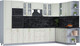 Миниатюра изображения товара Кухонный гарнитур Интерлиния Мила Шато 1.88x3.4 ВТ правая (белый/белый/кастилло темный)