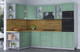 Миниатюра изображения товара Кухонный гарнитур Интерлиния Мила Шато 1.88x2.8 ВТ левая (мята/мята/дуб бунратти)