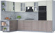 Миниатюра изображения товара Кухонный гарнитур Интерлиния Мила Шато 1.88x3.2 ВТ левая (белый/луна/серый каспий)