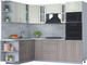 Миниатюра изображения товара Кухонный гарнитур Интерлиния Мила Шато 1.88x2.4 ВТ левая (белый/луна/серый каспий)