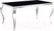Миниатюра изображения товара Обеденный стол Signal Prince 150x90x75 (черный/хром)