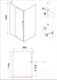 Миниатюра изображения товара Душевая стенка Niagara NG-A80B 80x190