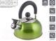 Миниатюра изображения товара Чайник со свистком Perfecto Linea Holiday 52-112013 (зеленый металлик)