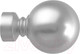 Миниатюра изображения товара Набор наконечников для карниза Lm Decor YF059 Шар большой 16мм (2шт, сатин)