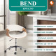 Миниатюра изображения товара Кресло офисное Tetchair Bend кожзам (натуральный/белый)