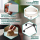 Миниатюра изображения товара Кресло офисное Tetchair Bend кожзам (натуральный/белый)