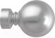 Миниатюра изображения товара Набор наконечников для карниза Lm Decor YF059 Шар большой 25мм (2шт, сатин)