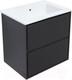 Миниатюра изображения товара Тумба под умывальник Aquanet Милан 65 / 306379 (черный глянец)