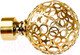 Миниатюра изображения товара Набор наконечников для карниза Lm Decor YF095 Ажур 25мм (2шт, золото)