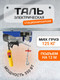 Миниатюра изображения товара Таль электрическая Shtapler PA (J) 250/125кг 6/12м / 71058961