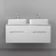 Миниатюра изображения товара Тумба под умывальник Jorno Bosko 120 / Bos.01.120/P/W/JR (подвесная)