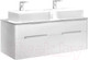 Миниатюра изображения товара Тумба под умывальник Jorno Bosko 120 / Bos.01.120/P/W/JR (подвесная)