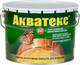 Миниатюра изображения товара Защитно-декоративный состав Акватекс 2в1 (9л, груша)