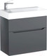 Миниатюра изображения товара Тумба под умывальник Raval Brik 65 / Brk.01.65/P/A/RL (подвесная, антрацит)