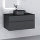 Миниатюра изображения товара Тумба под умывальник Raval Decent 80 / Dec.01.80/A/RL (подвесная, антрацит)