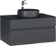 Миниатюра изображения товара Тумба под умывальник Raval Decent 80 / Dec.01.80/A/RL (подвесная, антрацит)