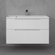 Миниатюра изображения товара Тумба под умывальник Raval Wector 100 / Wct.01.100/P/W/MD (подвесная)