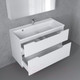 Миниатюра изображения товара Тумба под умывальник Raval Wector 100 / Wct.01.100/P/W/MD (подвесная)