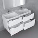 Миниатюра изображения товара Тумба под умывальник Raval Wector 120 / Wct.01.120/P/W/MD (подвесная)