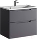 Миниатюра изображения товара Тумба под умывальник Raval Wector 70 / Wct.01.70/P/A/MD (подвесная, антрацит)