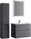 Миниатюра изображения товара Тумба под умывальник Raval Wector 80 / Wct.01.80/P/A/MD (подвесная, антрацит)