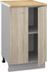 Миниатюра изображения товара Шкаф-стол кухонный Кортекс-мебель Корнелия Лира НШ50р (дуб сонома/дуб бунратти)