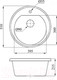 Миниатюра изображения товара Мойка кухонная AV Engineering Richi AV510510RGRA (серый)