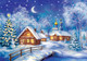 Миниатюра изображения товара Набор алмазной вышивки Школа талантов Рождественская ночь / 2291319