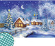 Миниатюра изображения товара Набор алмазной вышивки Школа талантов Рождественская ночь / 2291319