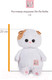 Миниатюра изображения товара Мягкая игрушка Budi Basa Кошечка Ли-Ли Baby в пурпурной курточке и юбочке / LB-113