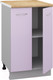 Миниатюра изображения товара Шкаф-стол кухонный Кортекс-мебель Корнелия Лира НШ50р (сирень/дуб бунратти)