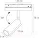 Миниатюра изображения товара Трековый светильник Arte Lamp Linea A4690PL-1BK