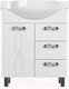 Миниатюра изображения товара Тумба под умывальник Style Line Венеция 70 3 ящика (для классической раковины)