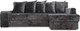Миниатюра изображения товара Диван угловой Stolline Марго 1 (28) УП правый (серый велюр)