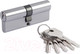 Миниатюра изображения товара Цилиндровый механизм замка Нора-М STD Z Л-80 40/40 (хром)