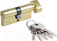 Миниатюра изображения товара Цилиндровый механизм замка Нора-М STD Z ЛВ-70 35/35 (золото)