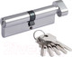 Миниатюра изображения товара Цилиндровый механизм замка Нора-М STD Z ЛВ-100 50/50 (хром)