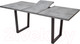 Миниатюра изображения товара Обеденный стол M-City Лофт 160 / 462M05253 (бетон портленд/черный)