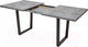 Миниатюра изображения товара Обеденный стол M-City Лофт 160 / 462M05253 (бетон портленд/черный)