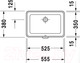 Миниатюра изображения товара Умывальник Duravit 2nd Floor 55.5 (316530017)