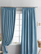 Миниатюра изображения товара Комплект штор Pasionaria Блэквуд 280x260 (бирюзовый)