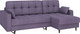 Миниатюра изображения товара Диван угловой Rivalli Орлеан (Lamb Plum)