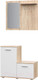 Миниатюра изображения товара Секция в прихожую НК Мебель Fun КП-1 / 71337652 (дуб сонома/белый)