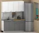Миниатюра изображения товара Кухонный гарнитур Eligard Lion 2 1.6 (белый/дымчатый алмаз/дуб бунратти)