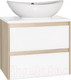 Миниатюра изображения товара Тумба под умывальник Style Line Монако МДФ 60 (подвесная, со столешницей)