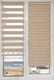 Миниатюра изображения товара Рулонная штора АС МАРТ Вудэн 110x160 (бежево-серый)