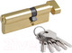 Миниатюра изображения товара Цилиндровый механизм замка Нора-М STD AL ЛПВ-90 55/35в (золото)