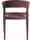 Миниатюра изображения товара Стул садовый Tetchair Tinto (коричневый)